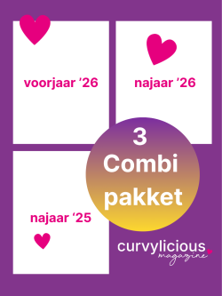 Curvylicious Magazine najaar/winter 2025 + voorjaar/zomer 2026 + najaar/winter 2026